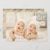 PHOTO モダン Holidaysカード、告知、その他 シーズンカード (正面/裏面)