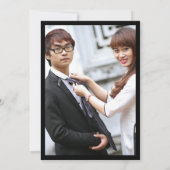 PHOTO 中国の Wedding Inviteアンパサンド 招待状 (裏面)