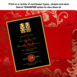 PHOTO 中国の Wedding Inviteアンパサンド 招待状