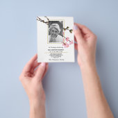 PHOTO/悔やみや弔慰/ありがとう/Loving Memory.フライヤー チラシ (手)