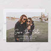 Photo - 手書き横配置 Save the Date V2 招待状 (正面)