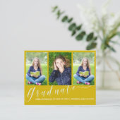 Photo 数々の Yellow 2024卒業発表 インビテーションポストカード (スタンド正面)