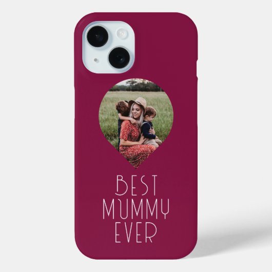 Photo 最高の Mummy Everモダン Script Case-Mate iPhoneケース (裏面)