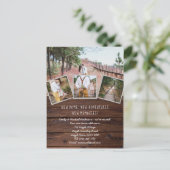 PHOTO 素朴 New Home住所の変更 ポストカード (スタンド正面)