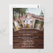 PHOTO 素朴 New Home住所の変更 ポストカード (正面/裏面)