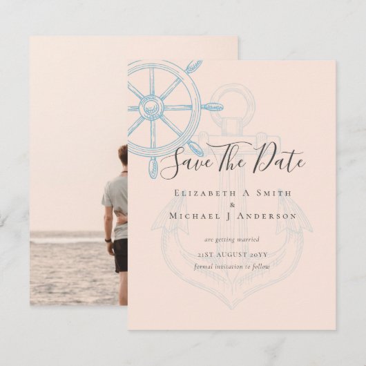 PHOTO 航海の救Datesモダン海ビーチ海 (正面/裏面)