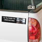 Photo_022009_001、私はむしろかぎ針で編んでいました バンパーステッカー (トラック上)