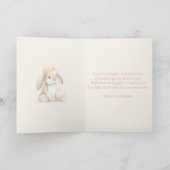 Photo 1st Birthday Folded Greeting Card カード (内部)