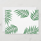 PHOTO - 1st Birthday Little Prince Leaf招待状 招待状 (裏面)