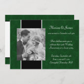 Photo 50th Anniversary Party Invitations for a Gol 招待状 (正面/裏面)