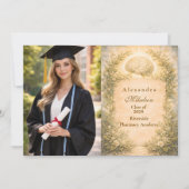 Photo Academic Psychology Graduation 案内状 (正面)