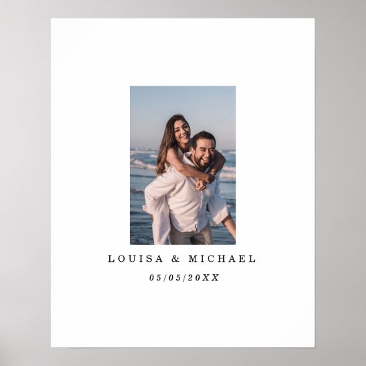 Photo Alternative 結婚's Guest Book Poster ポスター (正面)