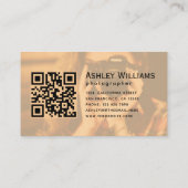 Photo and QR Code Photographer 名刺 (裏面)