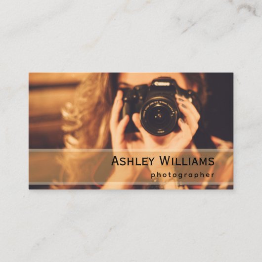 Photo and QR Code Photographer 名刺 (正面)