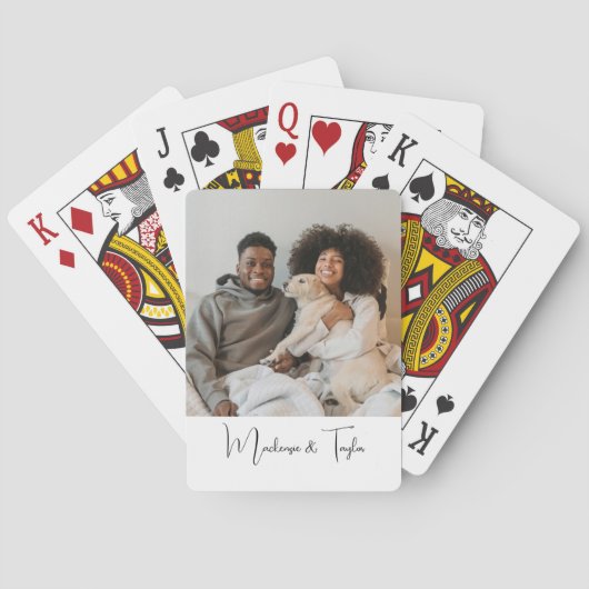 Photo and Text Personalized トランプ (裏面)