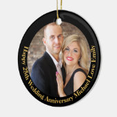 PHOTO Anniversary 10th 15th 20th 25th 30th セラミックオーナメント (左)