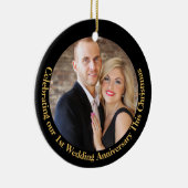 PHOTO Anniversary 10th 15th 20th 25th 50th セラミックオーナメント (右)