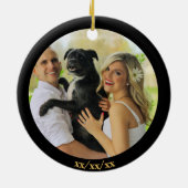 PHOTO Anniversary 10th 15th 20th 25th 50th セラミックオーナメント (裏面)