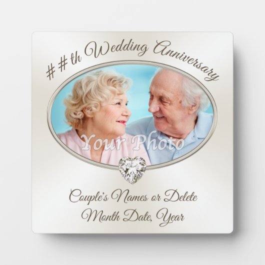Photo Anniversary Present for Friends, ANY YEAR フォトプラーク (正面)