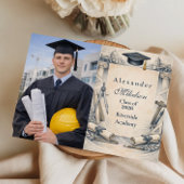 Photo Architect Student Graduation Design 案内状