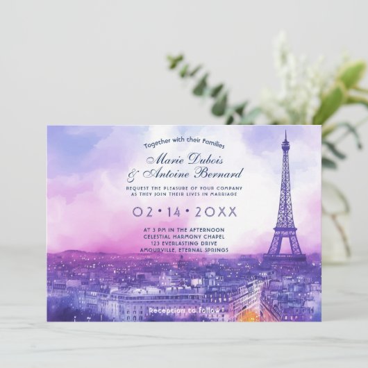 PHOTO at back Amour Eternel a la Parisienne 招待状 (スタンド正面)