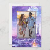 PHOTO at back Amour Eternel a la Parisienne 招待状 (裏面)