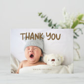 Photo Baby Shower Bible Verse Thank You   サンキューカード (スタンド正面)