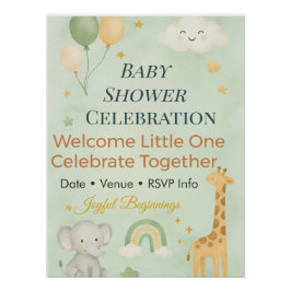 Photo Backdrop Family Gathering Keepsake | Elegant ポスター