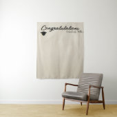 Photo Backdrop for Grad party Faux Drapery タペストリー (インサイチュ)