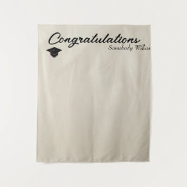 Photo Backdrop for Grad party Faux Drapery タペストリー