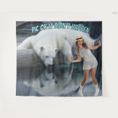 Photo Backdrop Polar Bear Party Going Away タペストリー (正面(横))