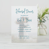 Photo Background Pre-wedding Party Invitation カード (スタンド正面)