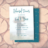 Photo Background Pre-wedding Party Invitation カード