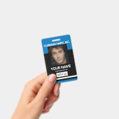 Photo Badge - Black and Blue バッジ (手持ち)