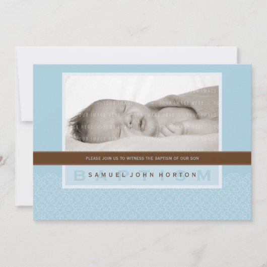 PHOTO BAPTISM招待状:：甘く言われた4L 招待状 (正面)