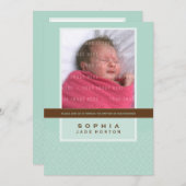 PHOTO BAPTISM招待状:：甘く言われた5P 招待状 (正面/裏面)