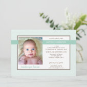 PHOTO BAPTISM招待状:: glory 2L 招待状 (スタンド正面)