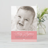 PHOTO BAPTISM招待状::: lovely type 1 招待状 (スタンド正面)