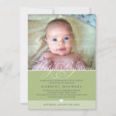 PHOTO BAPTISM招待状::: lovely type 3 招待状 (正面)
