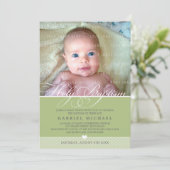 PHOTO BAPTISM招待状::: lovely type 3 招待状 (スタンド正面)