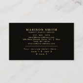 photo Barber Shop Hair  名刺 (裏面)