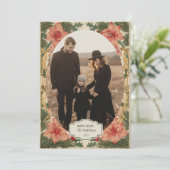 Photo Baroque Holly Christmas シーズンカード (スタンド正面)