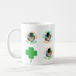 Photo Best Cat Mom Ever Irish Custom Pet Name  コーヒーマグカップ