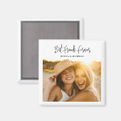 Photo Best Friends Name マグネット (正面/裏面)