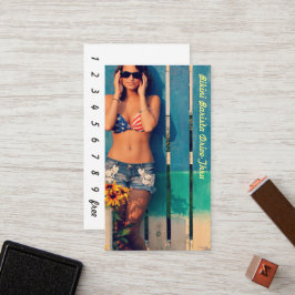 Photo Bikini BaristaドライブスルーUSAフラカスタマイズグ ロイヤリティカード