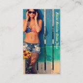 Photo Bikini BaristaドライブスルーUSAフラカスタマイズグ ロイヤリティカード (正面)