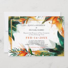 Photo Birds of Paradise Bliss 招待状