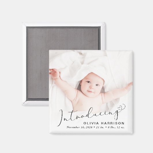 Photo Birthの発表について マグネット (正面/裏面)