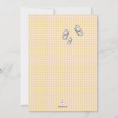 Photo Birth Announcement小さい王子 案内状 (裏面)