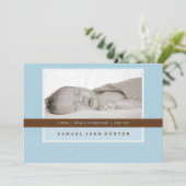 PHOTO BIRTH ANNOUNCEMENT ::甘く言われた4L 招待状 (スタンド正面)